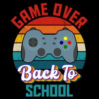 Game Over Back To School Funny Gamer City Backpack