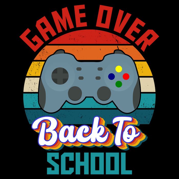Game Over Back To School Funny Gamer City Backpack