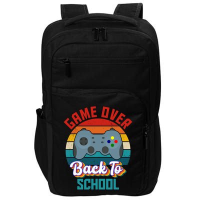 Game Over Back To School Funny Gamer Impact Tech Backpack