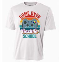 Game Over Back To School Funny Gamer Cooling Performance Crew T-Shirt