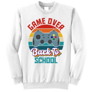 Game Over Back To School Funny Gamer Sweatshirt