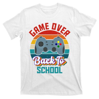 Game Over Back To School Funny Gamer T-Shirt