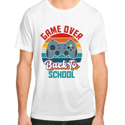 Game Over Back To School Funny Gamer Adult ChromaSoft Performance T-Shirt