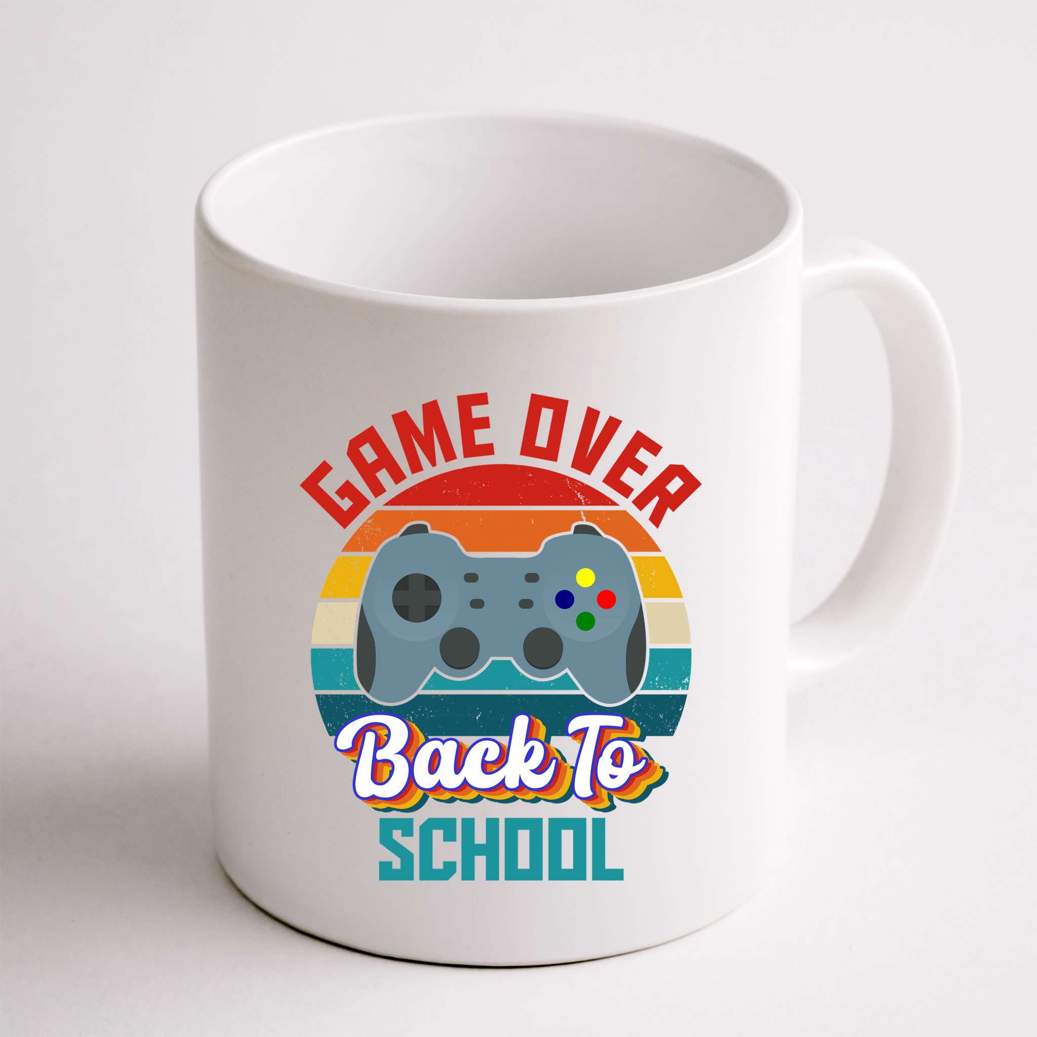 Game Over Back To School Funny Gamer Mug