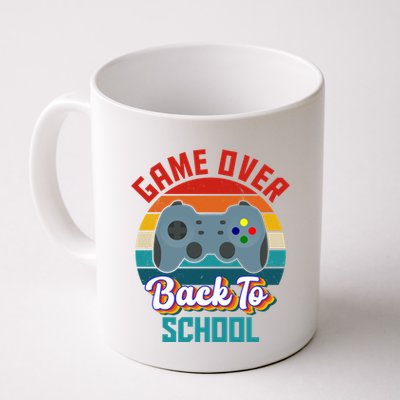 Game Over Back To School Funny Gamer Mug