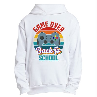 Game Over Back To School Funny Gamer Urban Pullover Hoodie