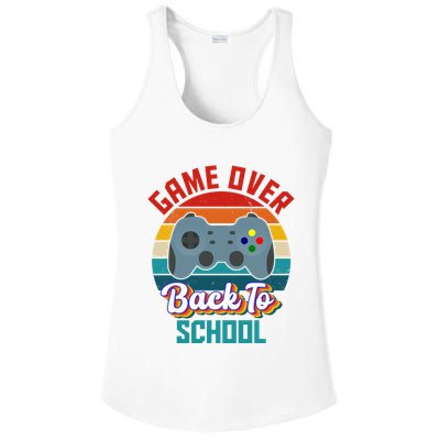 Game Over Back To School Funny Gamer Ladies PosiCharge Competitor Racerback Tank