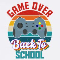 Game Over Back To School Funny Gamer Trucker Hat