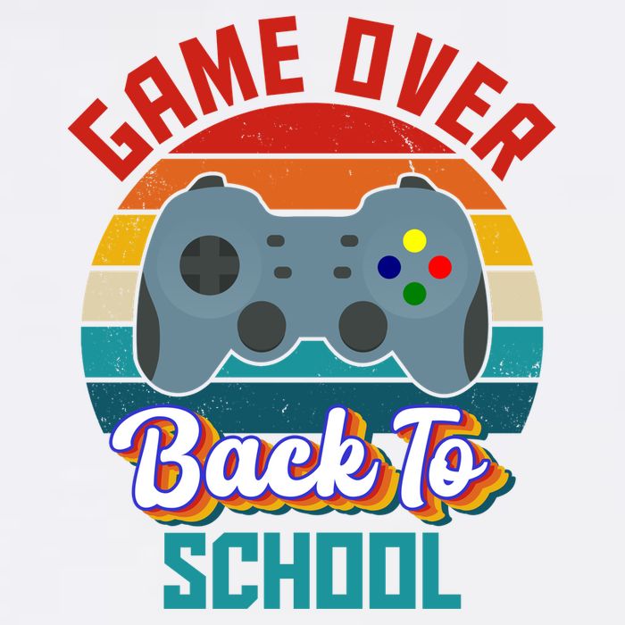 Game Over Back To School Funny Gamer Trucker Hat