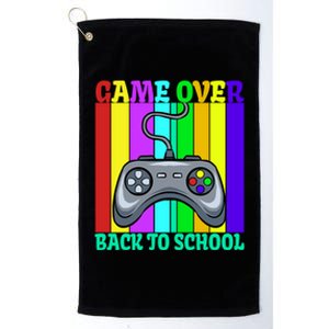 Game Over Back To School Teacher Student Gift Platinum Collection Golf Towel