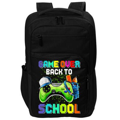 Game Over Back To School Video Game Leveled Up Gift Impact Tech Backpack