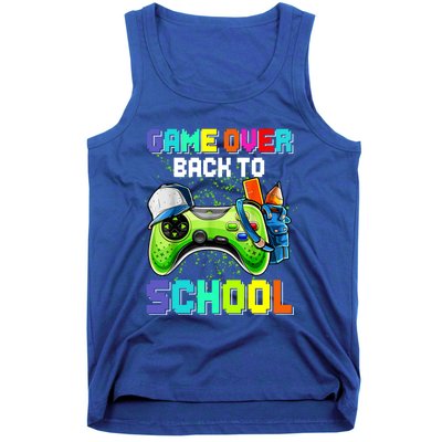 Game Over Back To School Video Game Leveled Up Gift Tank Top