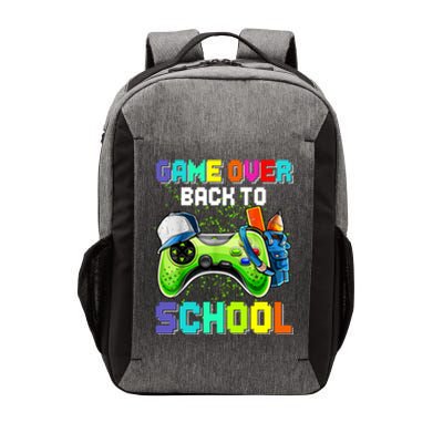 Game Over Back To School Video Game Leveled Up Gift Vector Backpack