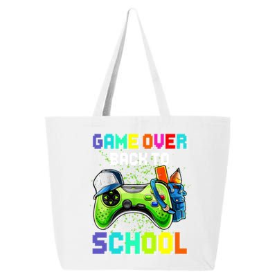 Game Over Back To School Video Game Leveled Up Gift 25L Jumbo Tote