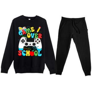 Game Over Back To School Premium Crewneck Sweatsuit Set