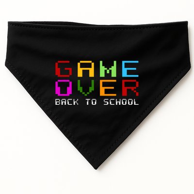 Game Over Back To School USA-Made Doggie Bandana