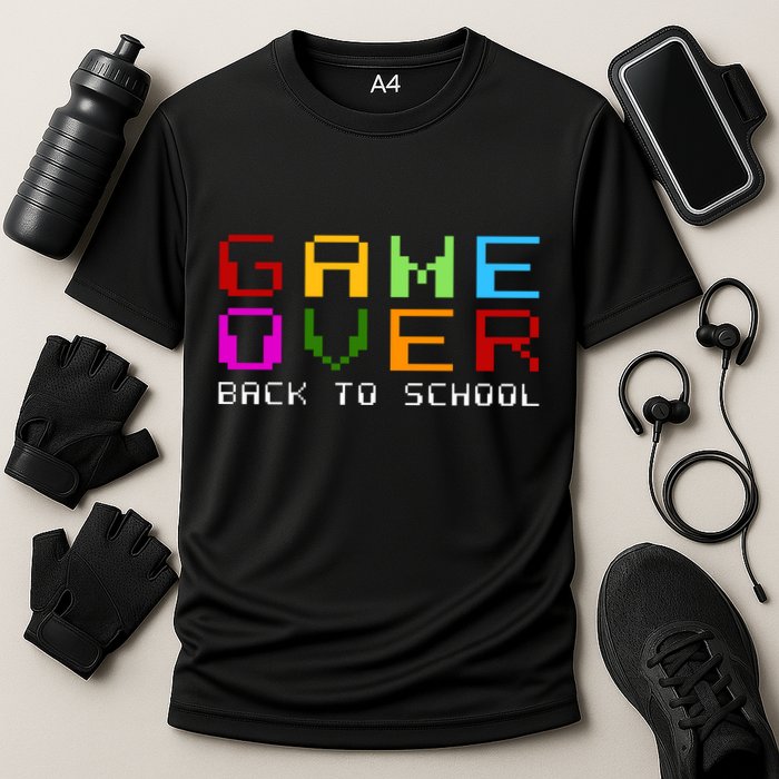 Game Over Back To School Cooling Performance Crew T-Shirt