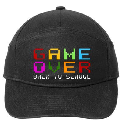Game Over Back To School 7-Panel Snapback Hat