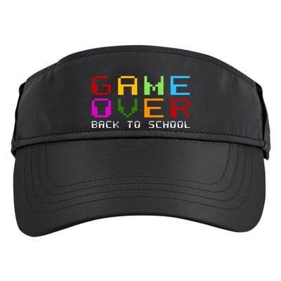 Game Over Back To School Adult Drive Performance Visor