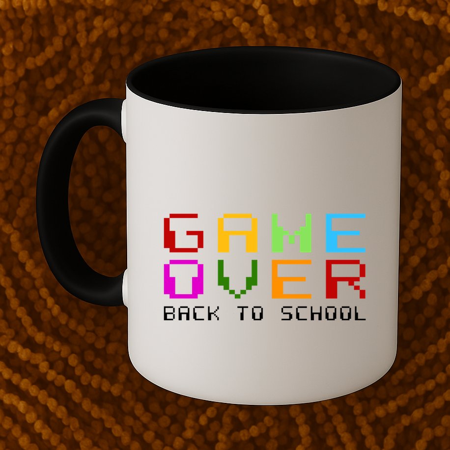 Game Over Back To School Mug