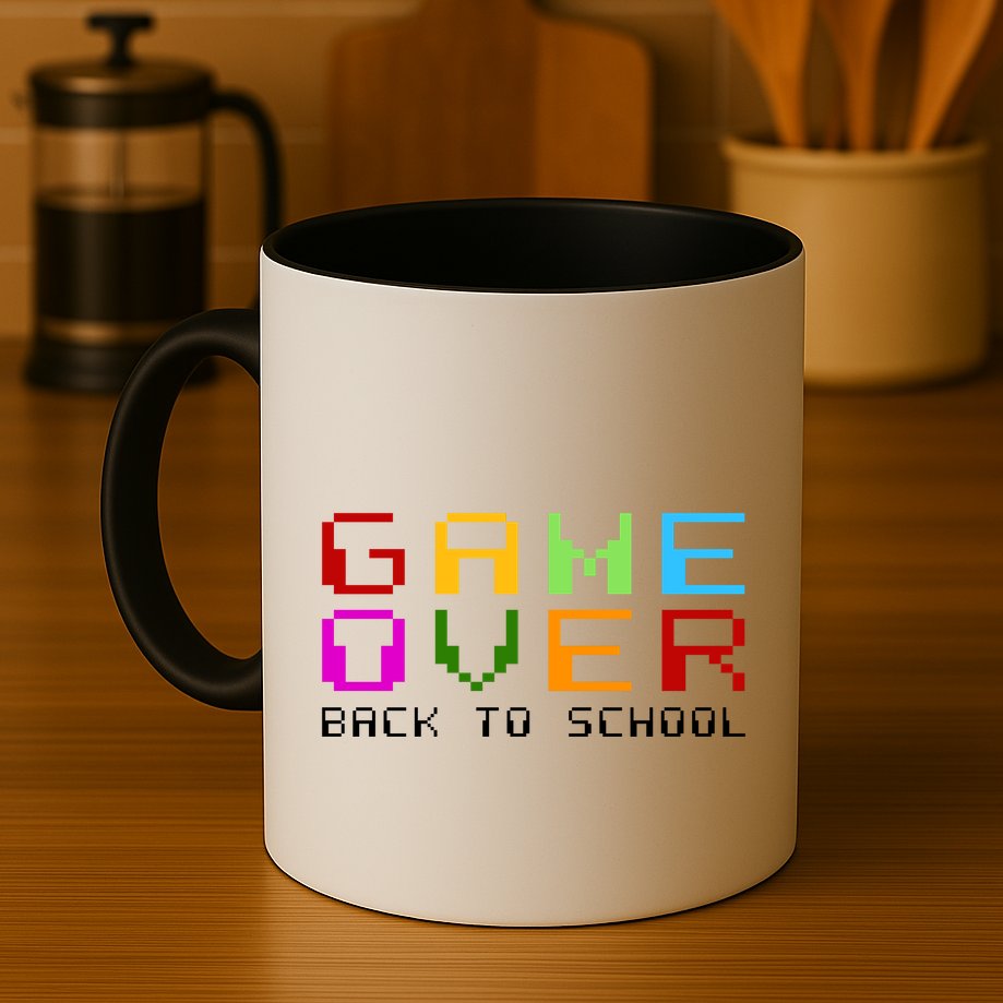 Game Over Back To School Mug