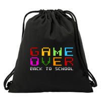 Game Over Back To School Drawstring Bag