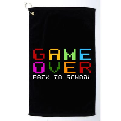 Game Over Back To School Golf Towel