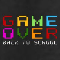 Game Over Back To School Golf Towel
