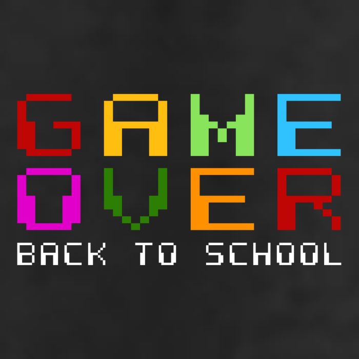Game Over Back To School Golf Towel