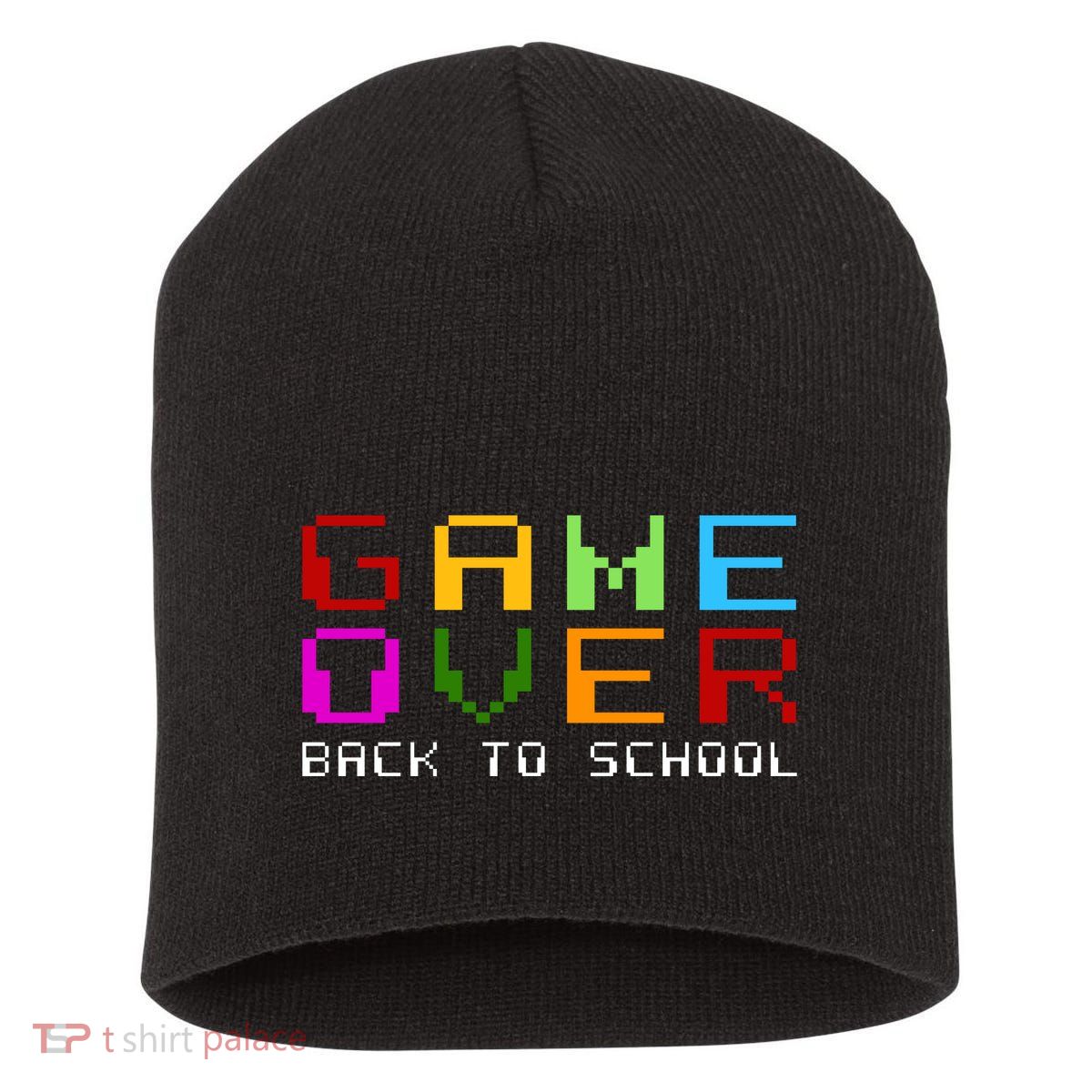 Game Over Back To School Short Acrylic Beanie
