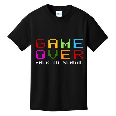 Game Over Back To School Kids T-Shirt
