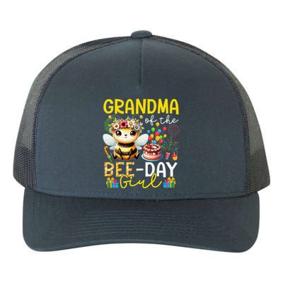 Grandma Of Beedaycostume Birthday Cute Bee Flowers Yupoong Adult 5-Panel Trucker Hat