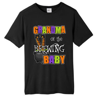 Grandma Of Brewing Baby Halloween Theme Baby Shower Spooky Tall Fusion ChromaSoft Performance T-Shirt