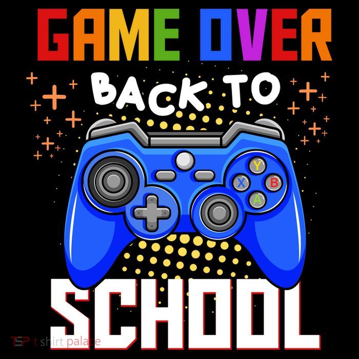 Game Over Back To School Funny Flexfit Unipanel Trucker Cap