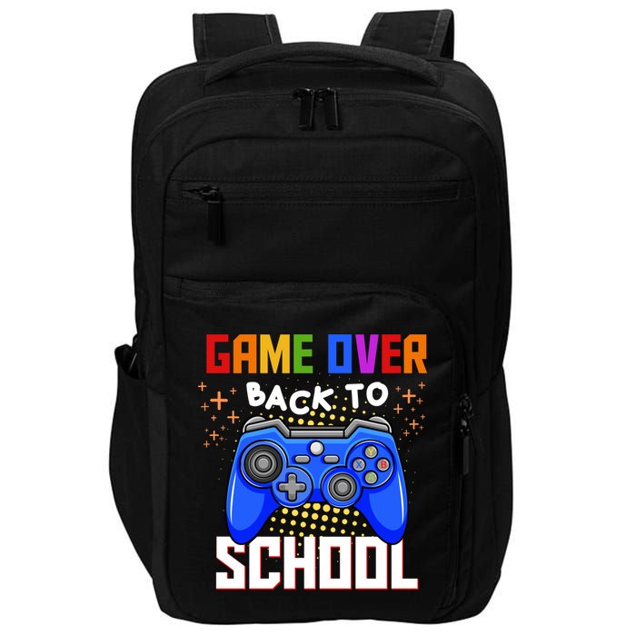 Game Over Back To School Funny Impact Tech Backpack