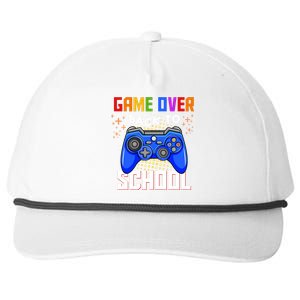 Game Over Back To School Funny Snapback Five-Panel Rope Hat