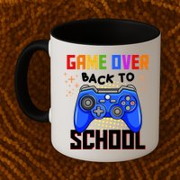 Game Over Back To School Funny Mug
