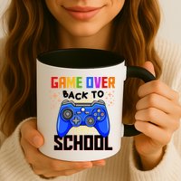 Game Over Back To School Funny Mug