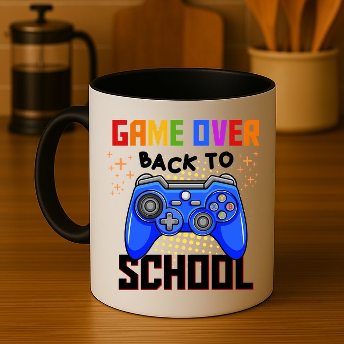 Game Over Back To School Funny Mug