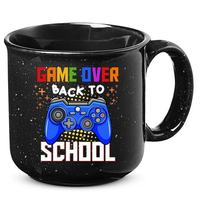Game Over Back To School Funny 15oz Campfire Ceramic Mug