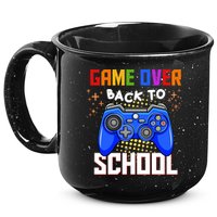 Game Over Back To School Funny 15oz Campfire Ceramic Mug