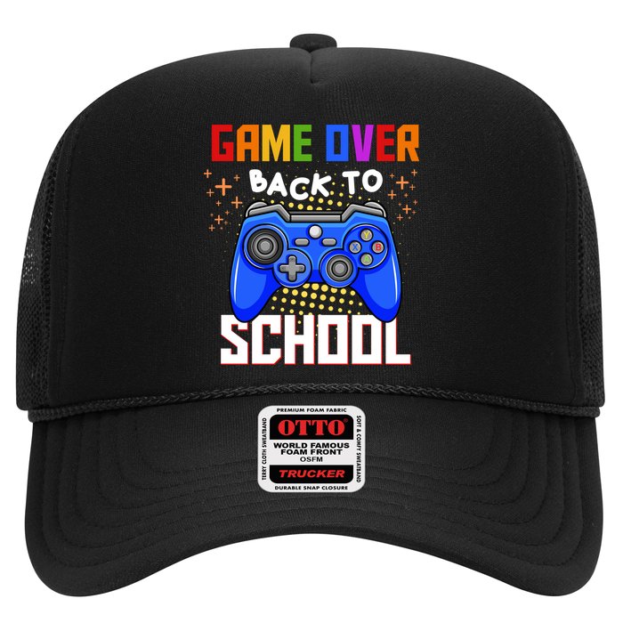 Game Over Back To School Funny Trucker Hat