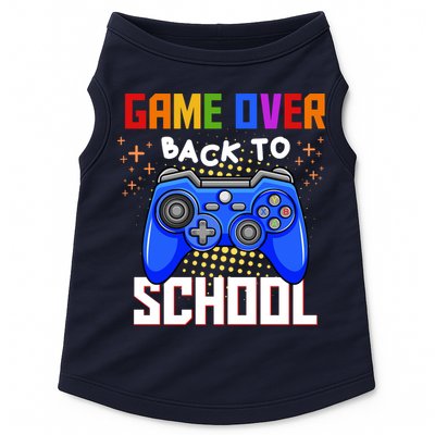 Game Over Back To School Funny Doggie Tank