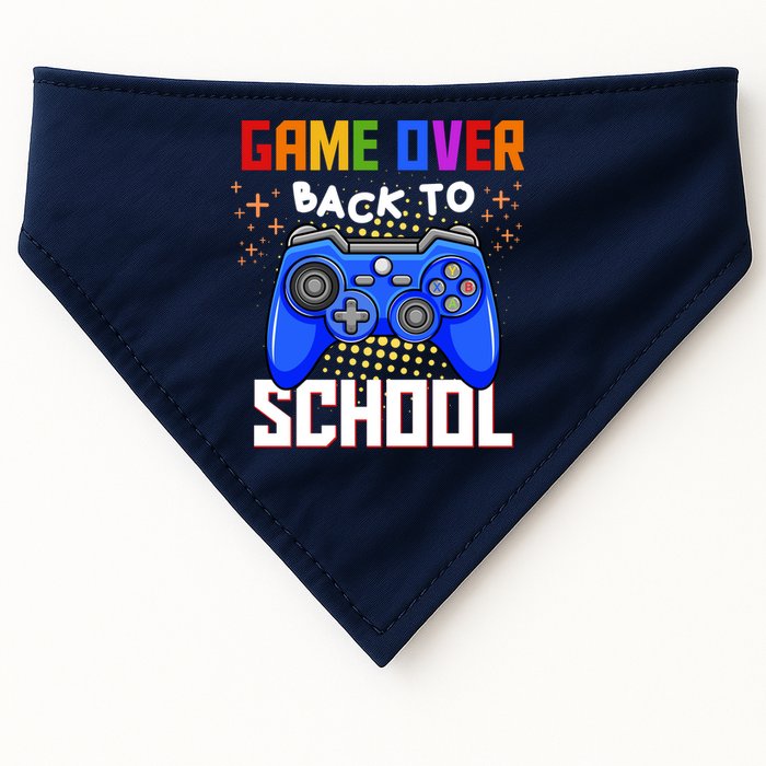 Game Over Back To School Funny USA-Made Doggie Bandana