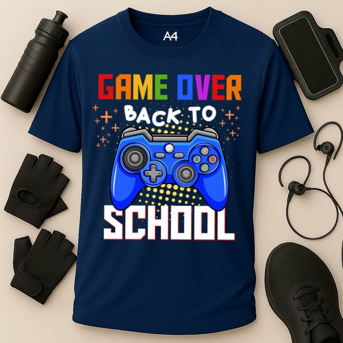 Game Over Back To School Funny Performance Shirt