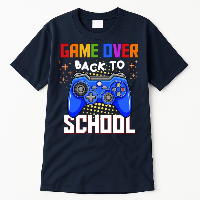 Game Over Back To School Funny Tall T-Shirt