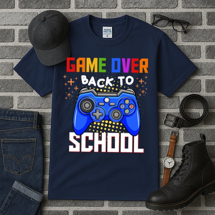 Game Over Back To School Funny Tall T-Shirt