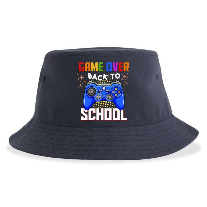 Game Over Back To School Funny Sustainable Bucket Hat