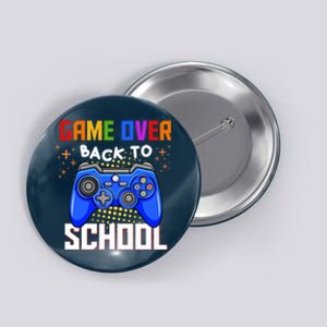 Game Over Back To School Funny Button