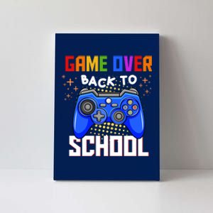 Game Over Back To School Funny Canvas